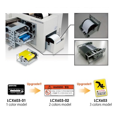 graphtec lcx603 label printer - installation